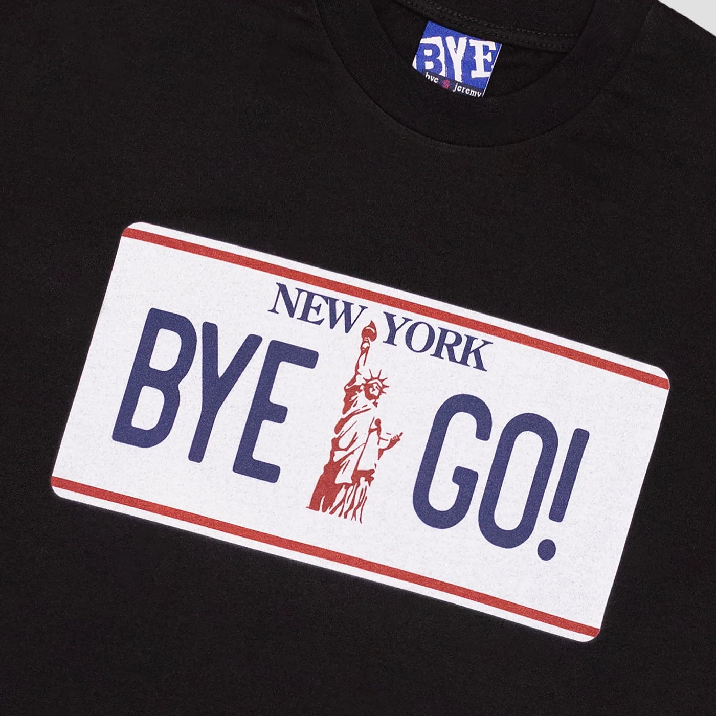 Bye Jeremy Go! Tee Black