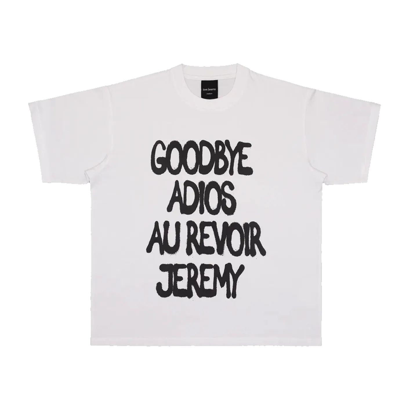 Bye Jeremy Tricycle Tee White – ARROW & BEAST