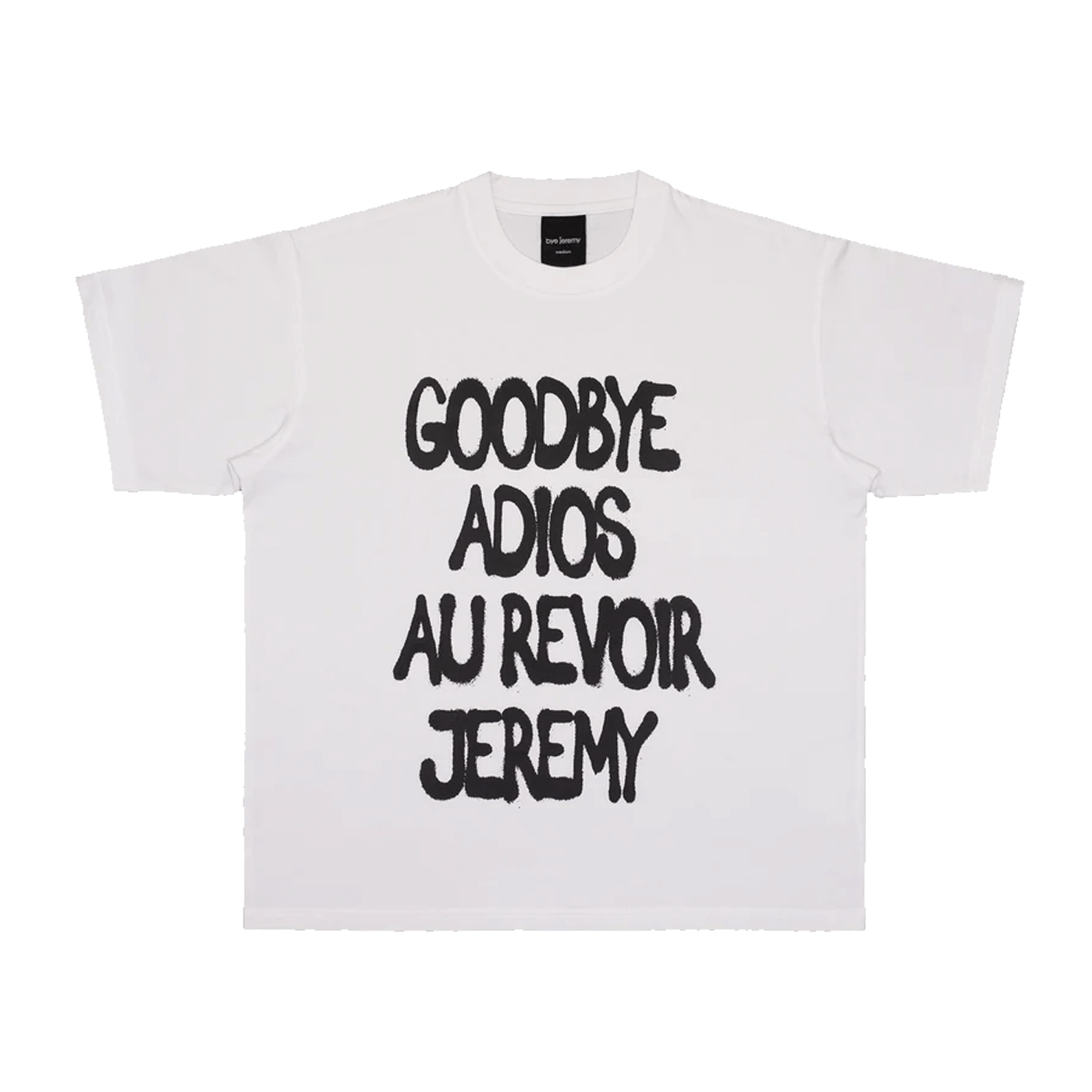 Bye Jeremy Tricycle Tee White