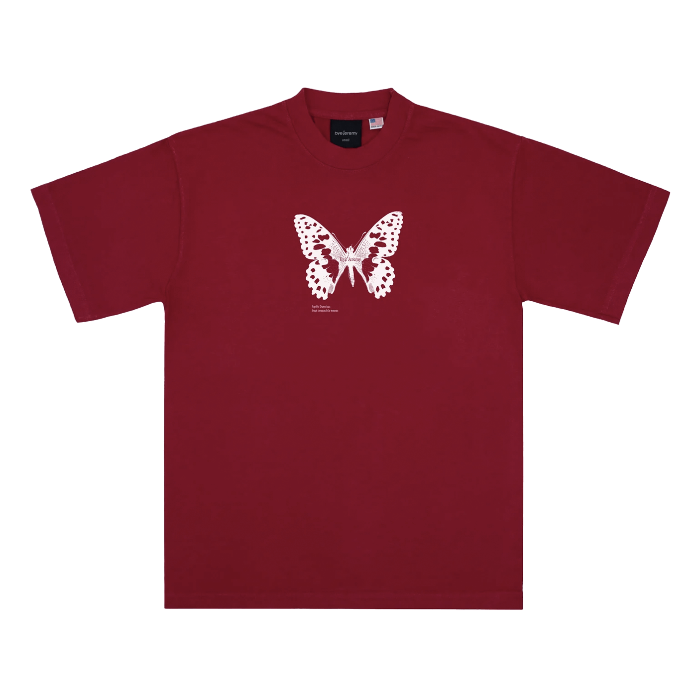 Bye Jeremy Butterfly Tee Red White