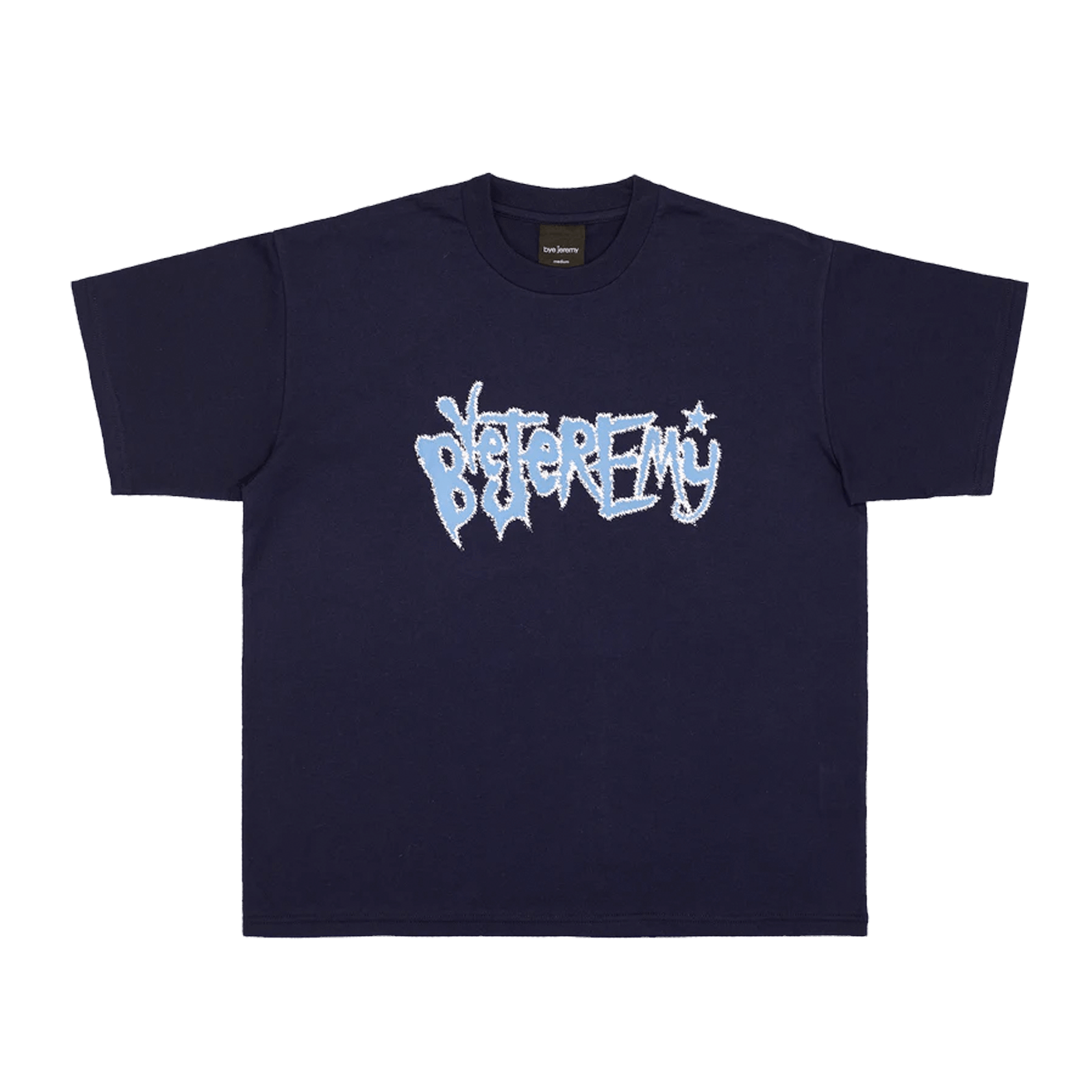 Bye Jeremy Slipping Tee Navy