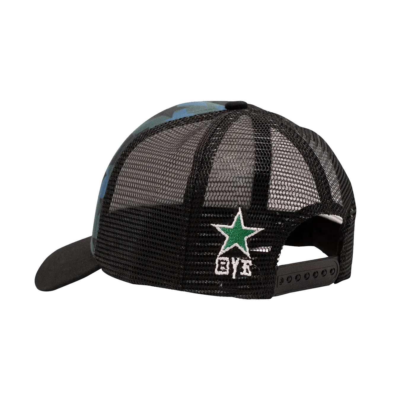 Bye Jeremy Star Trucker Hat Black - ARROW & BEAST
