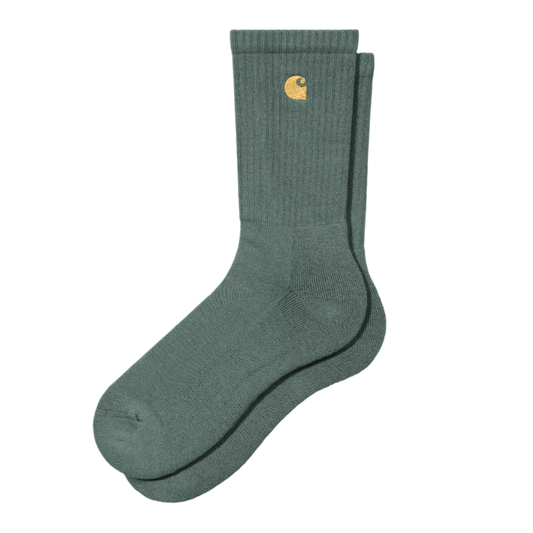 Carhartt WIP Chase Socks Knit Pine / Gold - ARROW & BEAST