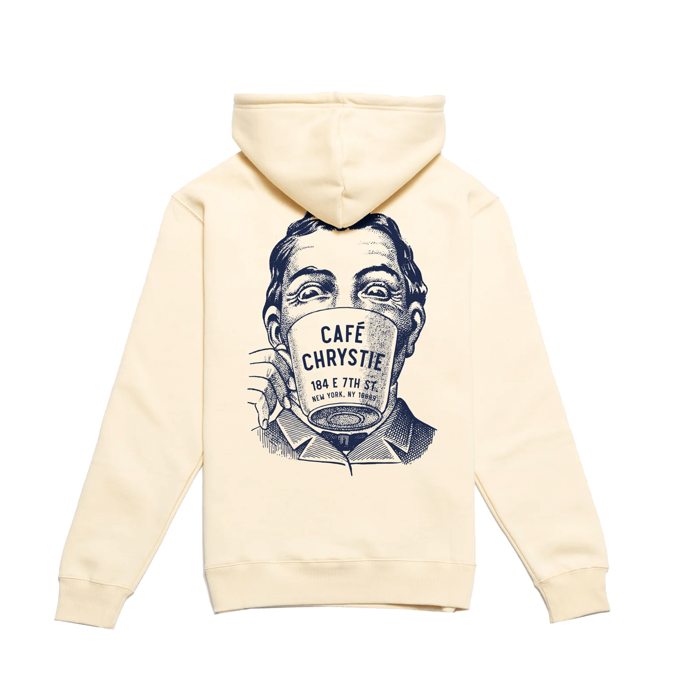 Chrystie NYC Cafe Chrystie Hoodie Creme