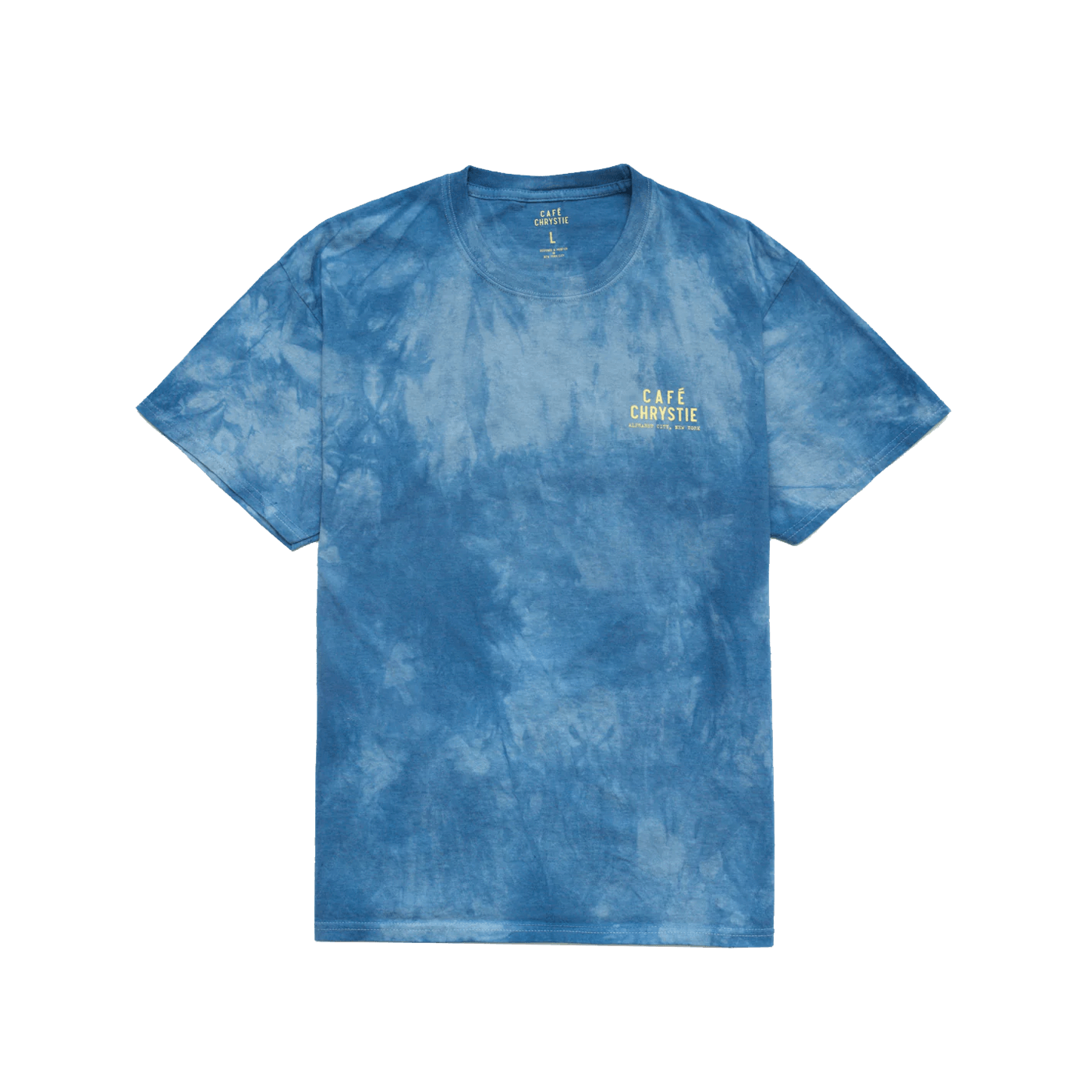 Chrystie NYC Cafe Chrystie Tee Indigo Dyed