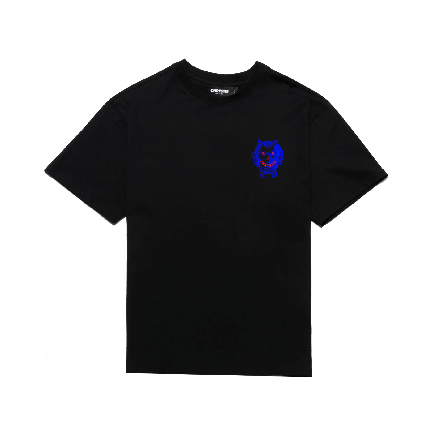 Chrystie NYC Demon Smile Logo Tee Black