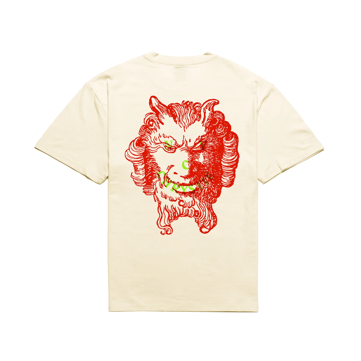 Chrystie NYC Demon Smile Logo Tee Cream