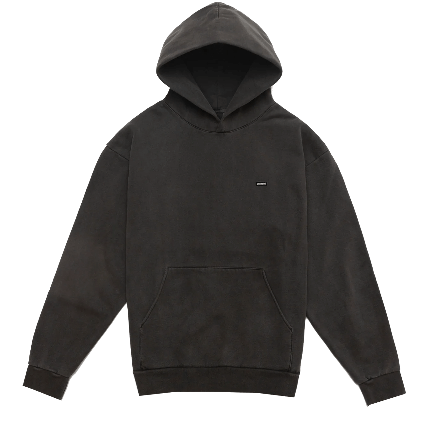 Chrystie NYC Small Patch Premium Hoodie Pigment Black