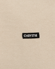 Chrystie NYC Small Patch Premium Hoodie Pigment Ivory