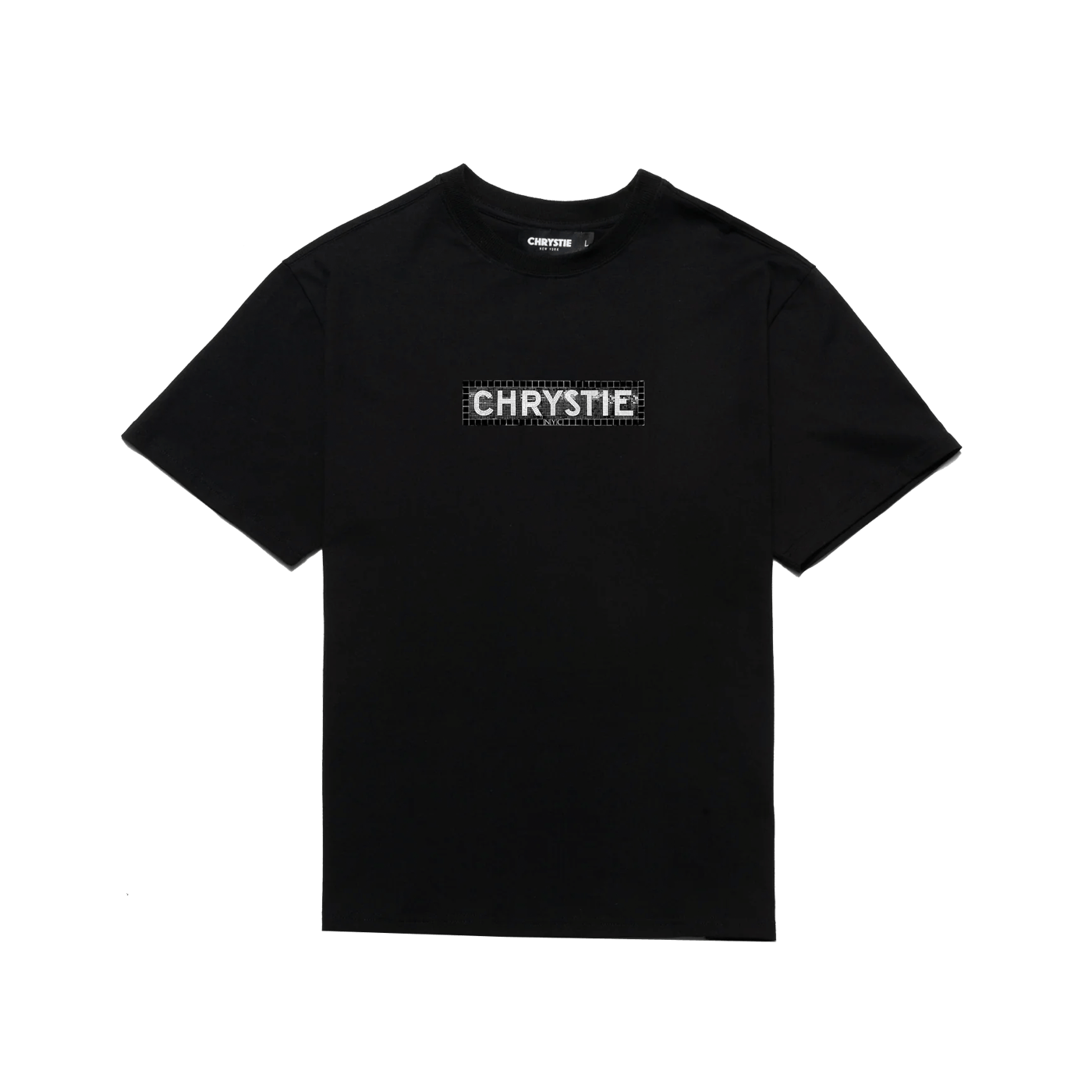 Chrystie NYC Station Logo Tee Black