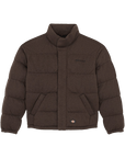 Dickies Baker Puffer Jacket Brown - ARROW & BEAST