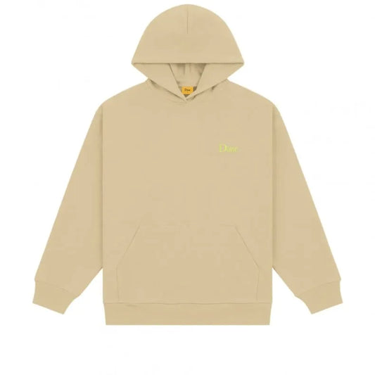 Dime MTL Classic Small Logo Hoodie Sand - ARROW & BEAST