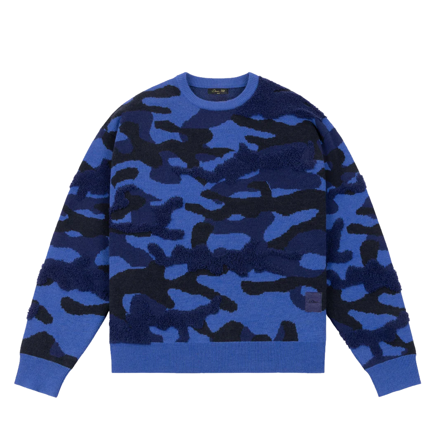 Dime MTL Camo Chenille Knit Marine