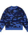 Dime MTL Camo Chenille Knit Marine