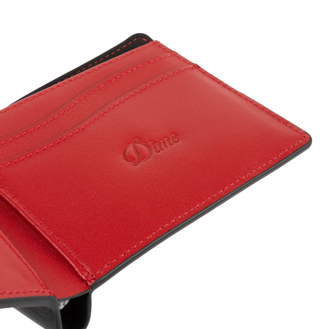Dime MTL Leather Bifold Wallet Black