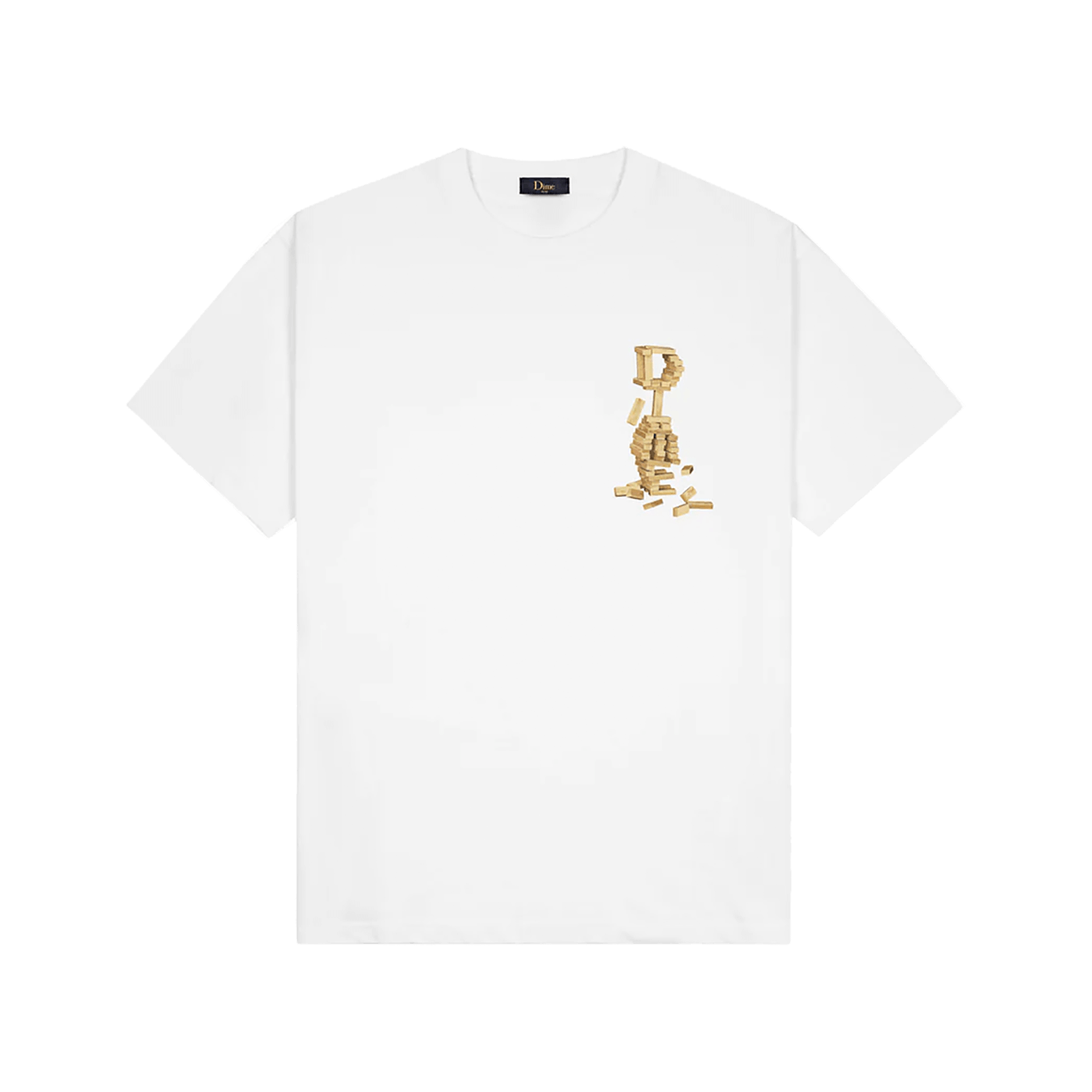 Dime MTL Blocks T-Shirt White