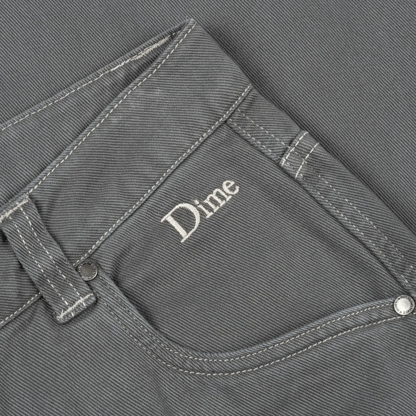 Dime MTL Classic Baggy Denim Pants Dark Grey - ARROW & BEAST