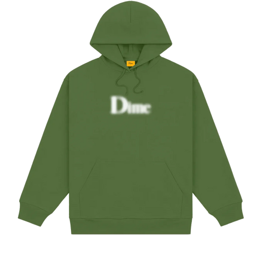 Dime MTL Classic Blurry Hoodie Pale Olive ONLINE ONLY - ARROW & BEAST