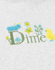 Dime MTL Classic Cross Stitch Hoodie Ash