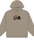 Dime MTL Classic Fuzzy Hoodie Driftwood