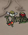 Dime MTL Classic Fuzzy Hoodie Driftwood