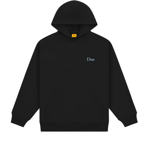 Dime MTL Classic Small Logo Hoodie Black ONLINE ONLY - ARROW & BEAST