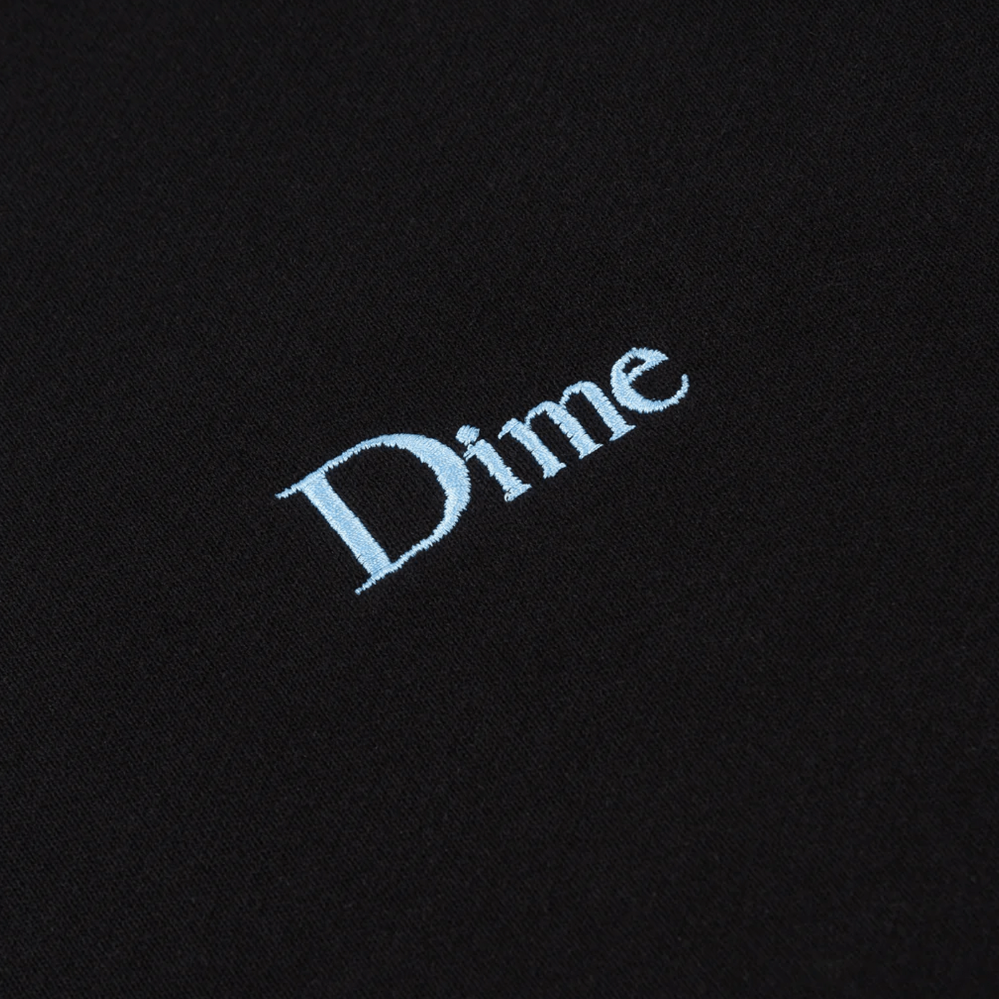 Dime MTL Classic Small Logo Tee Black