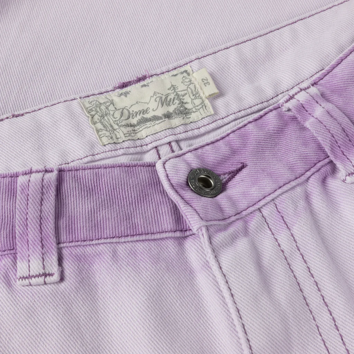 Dime MTL Classic Relaxed Denim Pants Violet