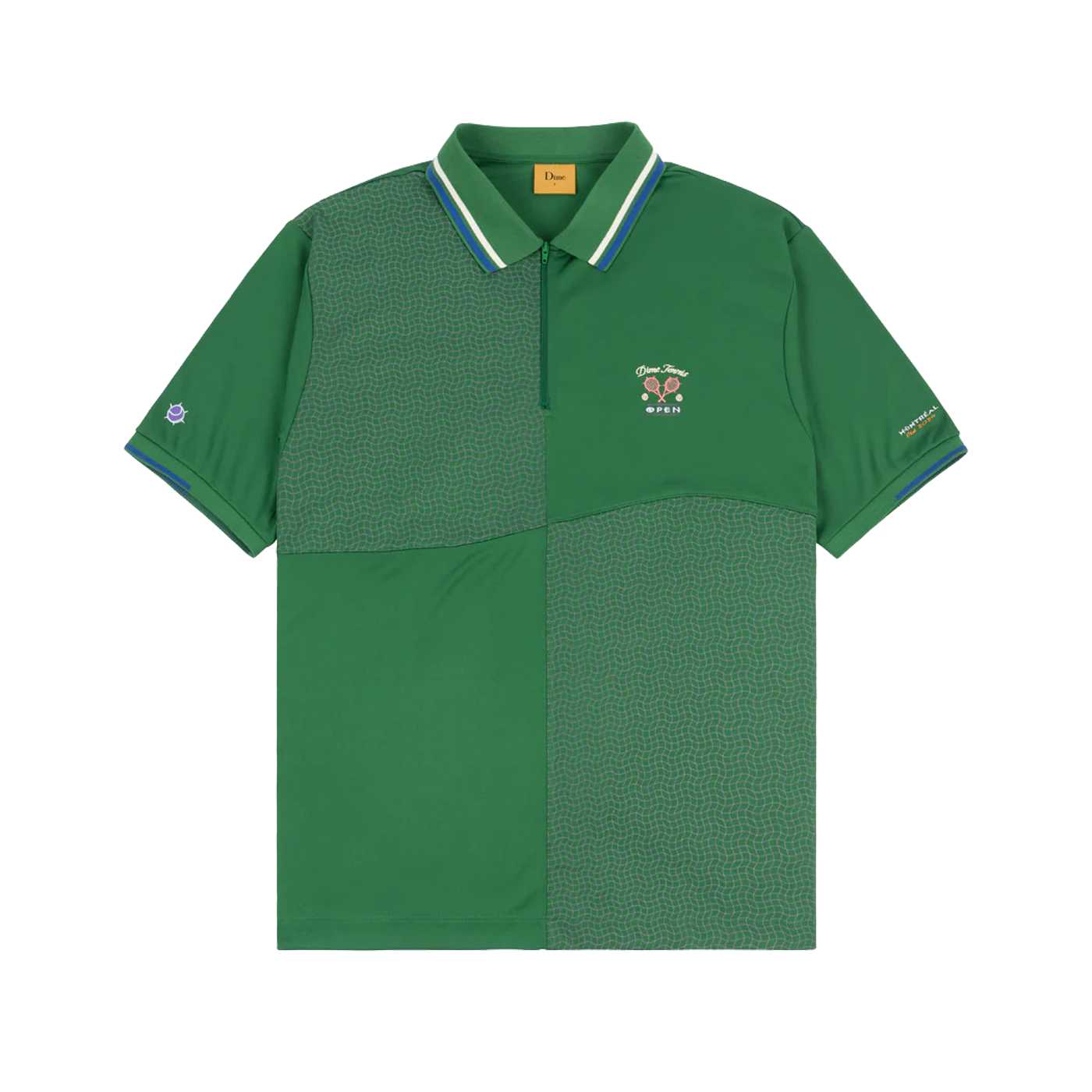 Dime MTL Court Polo Kelly Green