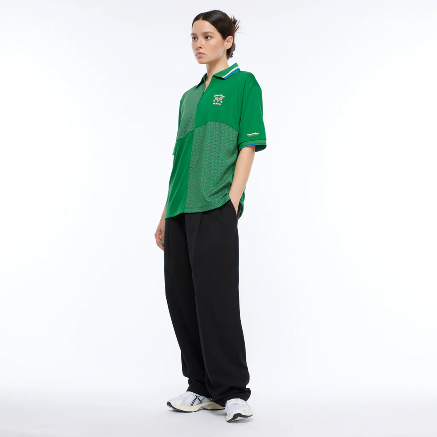 Dime MTL Court Polo Kelly Green