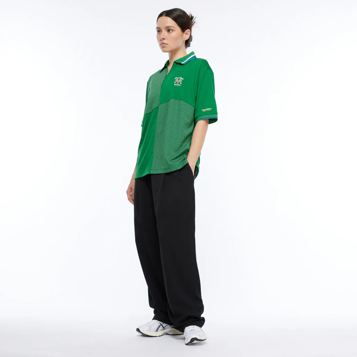 Dime MTL Court Polo Kelly Green - ARROW & BEAST