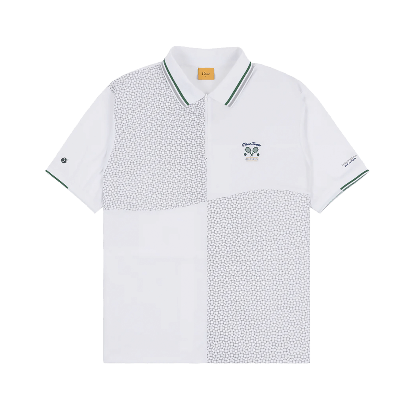 Dime MTL Court Polo White