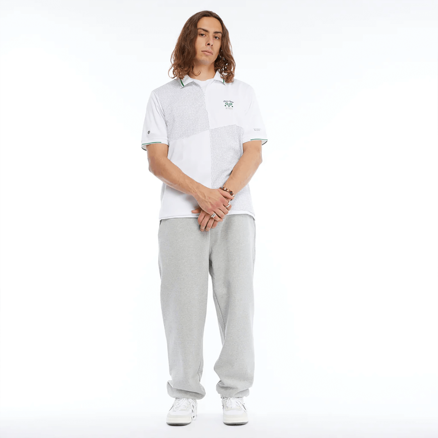 Dime MTL Court Polo White