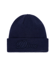 Dime MTL Cursive Fold Beanie Navy