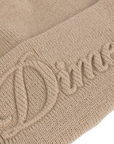 Dime MTL Cursive Fold Beanie Tan
