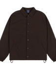 Dime MTL Cursive Coach Jacket Espresso