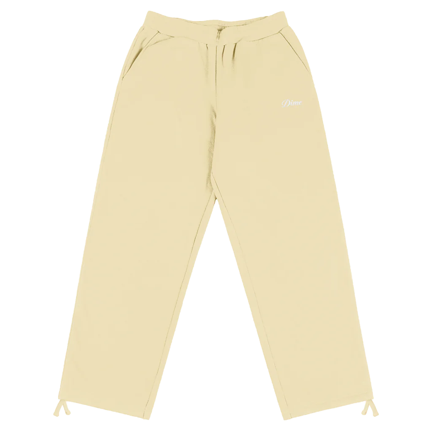 Dime MTL Cursive Small Logo Sweatpants Cloud Cream