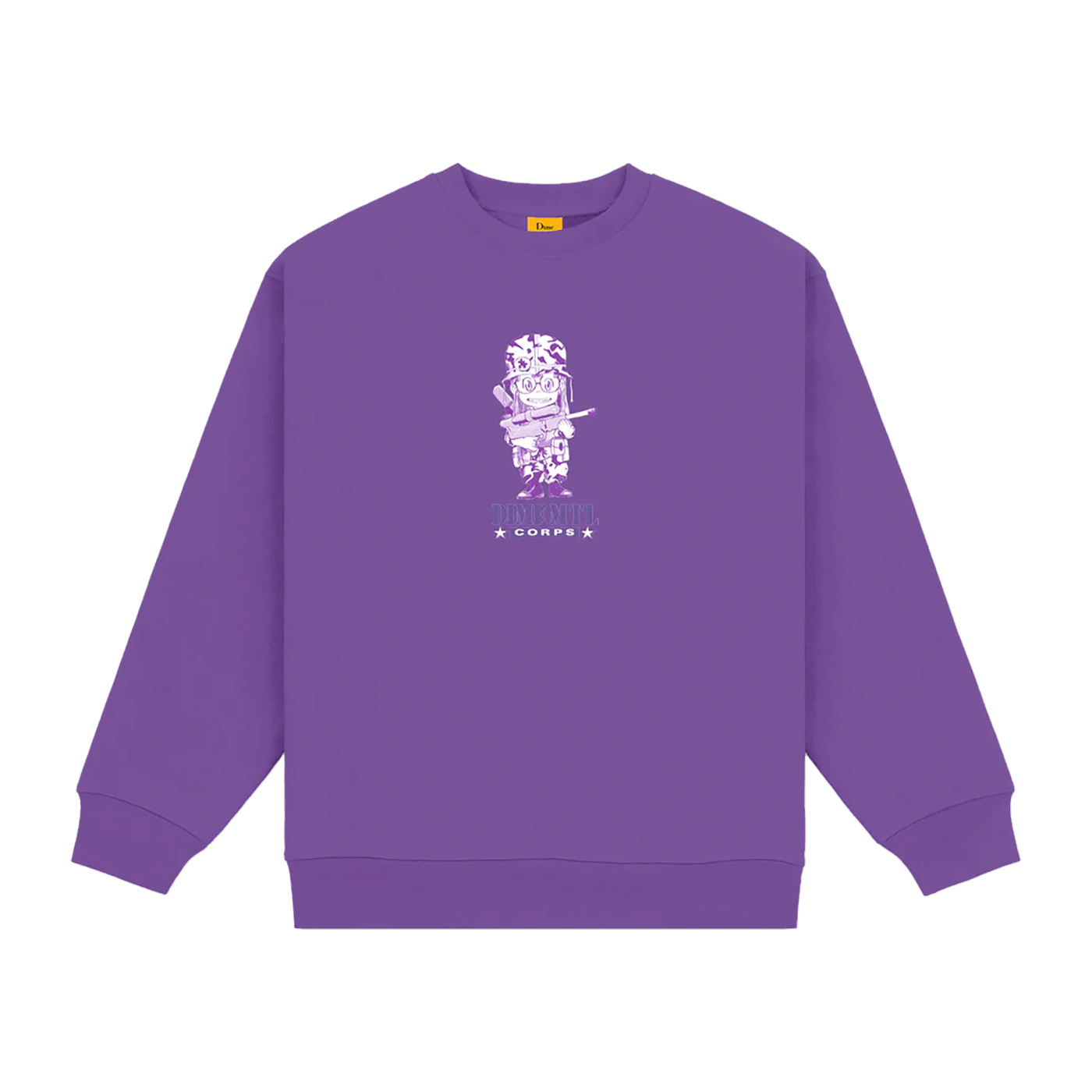 Dime MTL Dimecorps Crewneck Deep Purple