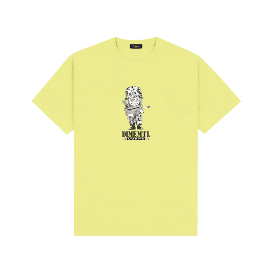 Dime MTL Dimecorps T-Shirt Lime - ARROW & BEAST