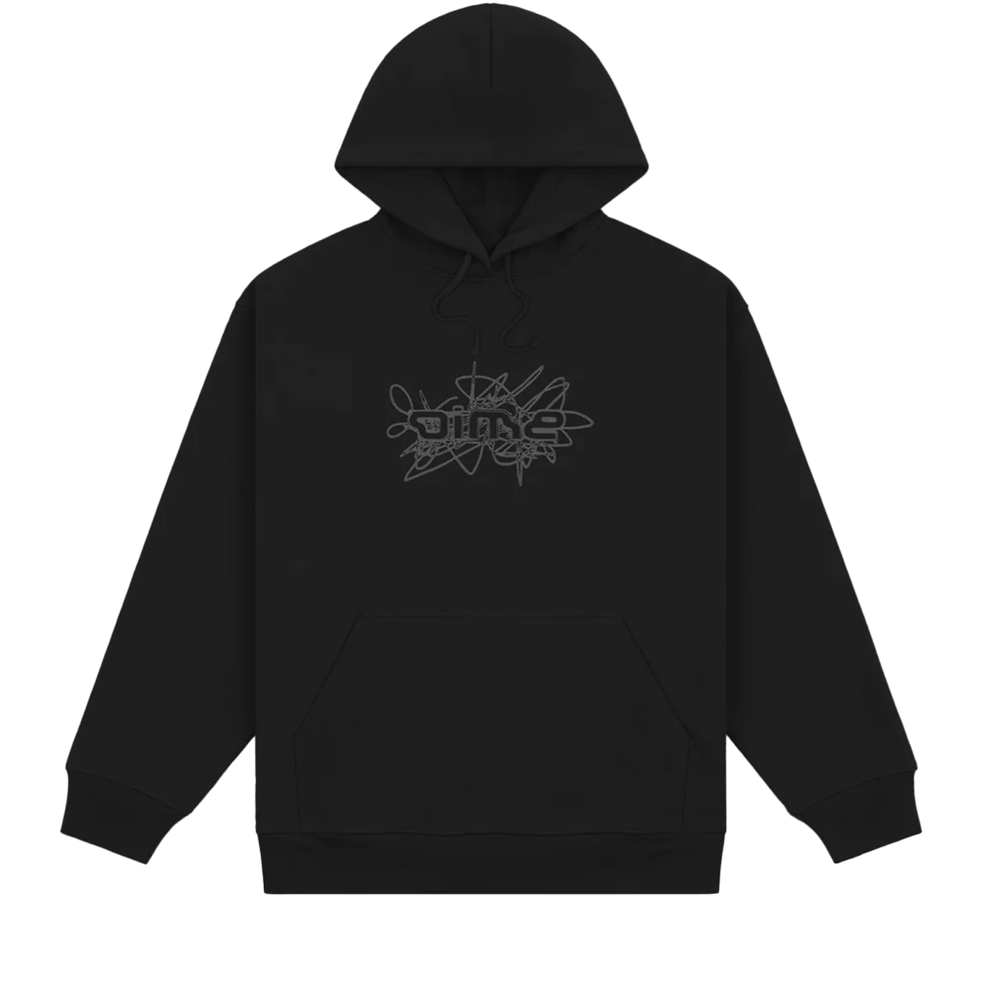 Dime MTL Glyph Hoodie Black