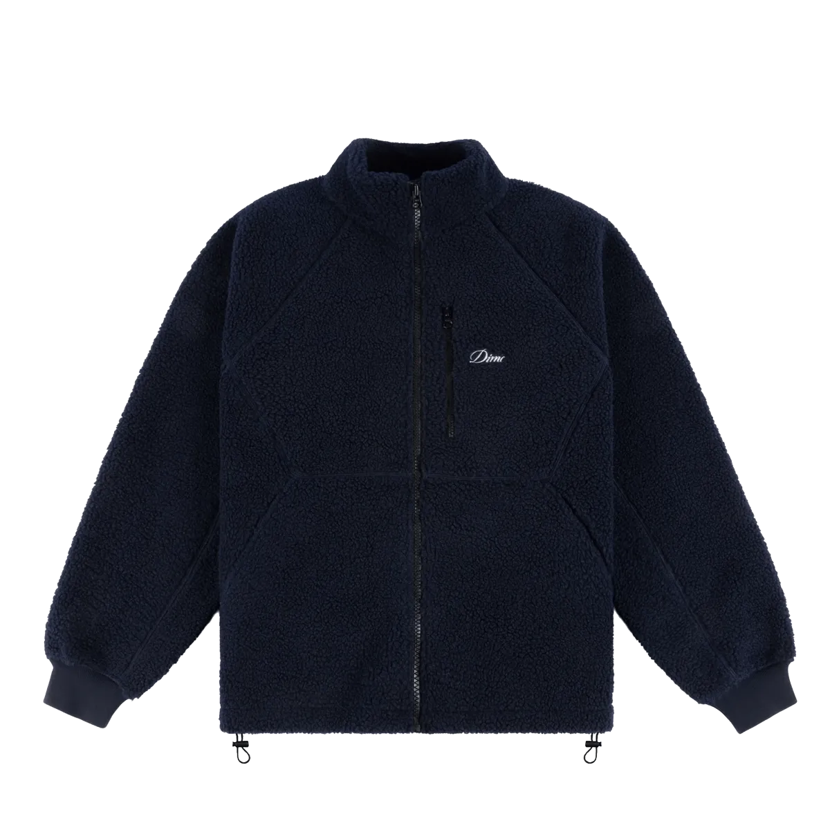 Dime MTL Polar Fleece Sherpa Zip Black - ARROW & BEAST