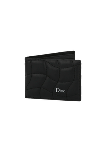 Dime MTL Quilted Bifold Wallet Black