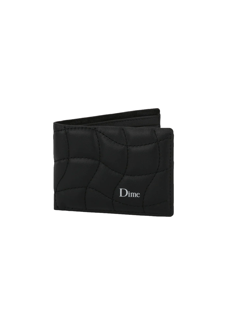 Dime MTL Quilted Bifold Wallet Black