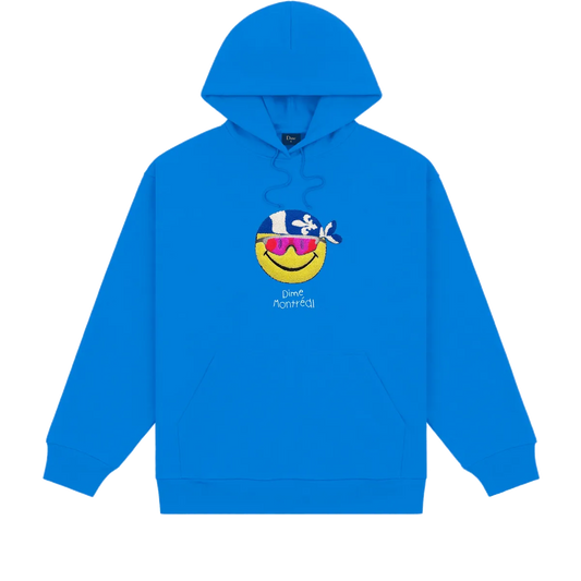 Dime MTL Rawdon Hoodie Cobalt - ARROW & BEAST