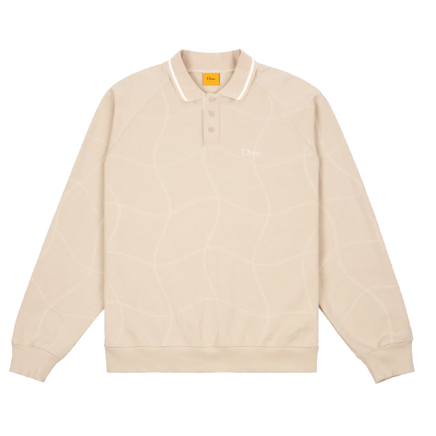 Dime MTL Wave Rugby Sweater Cream