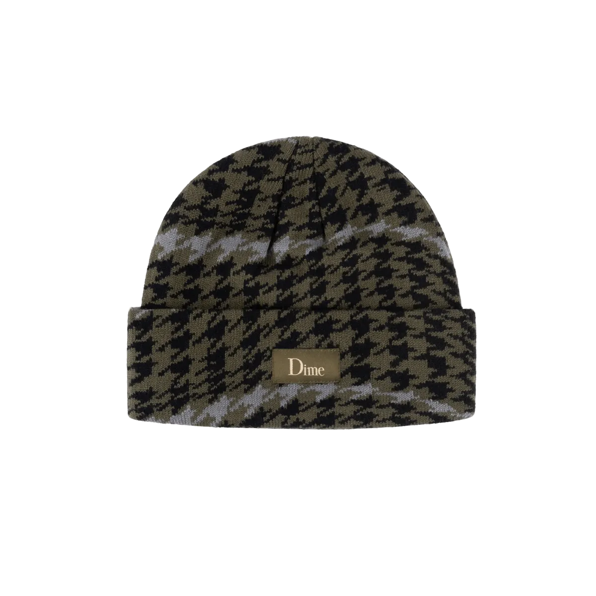 Dime MTL Wavetooth Cuff Beanie Army Green - ARROW & BEAST