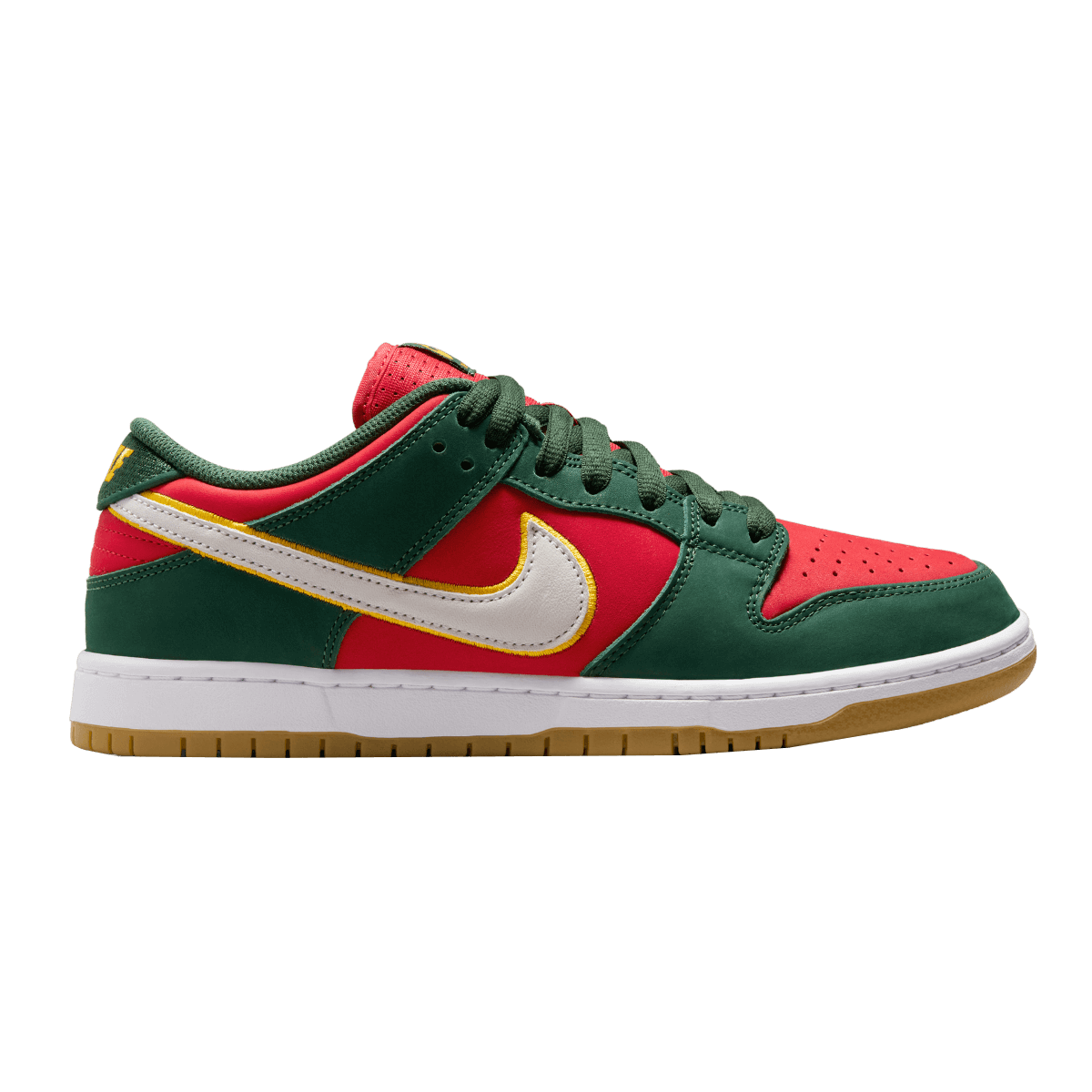 Nike SB Dunk Low Pro Fir White Uni Gold Red FZ1287-300