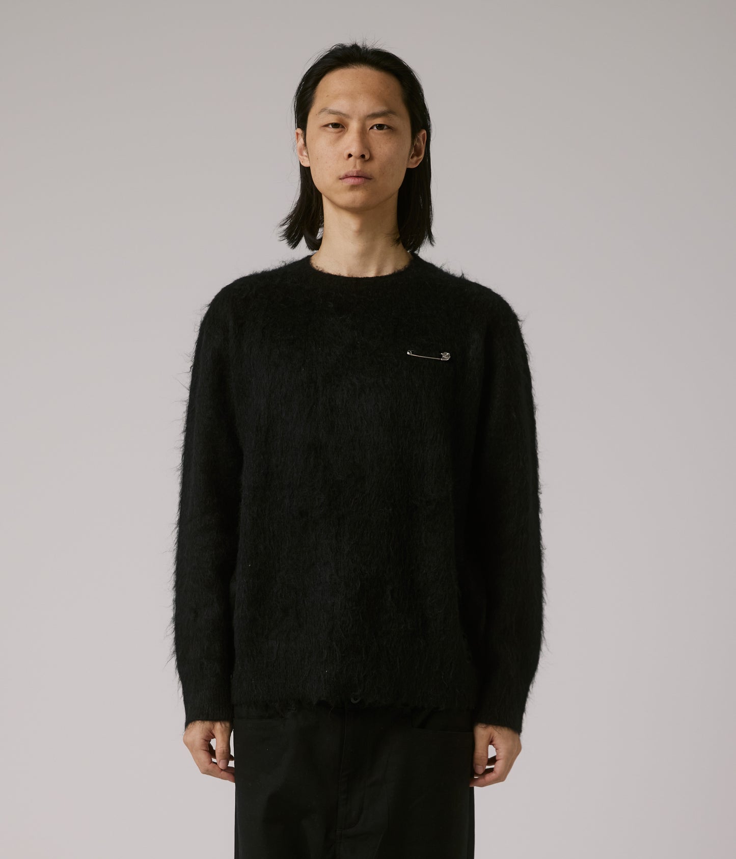 FORMER MERCHANDISE CRUX KNIT CREW BLACK