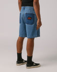 FORMER MERCHANDISE REYNOLDS HALO DENIM SHORT WORN BLUE