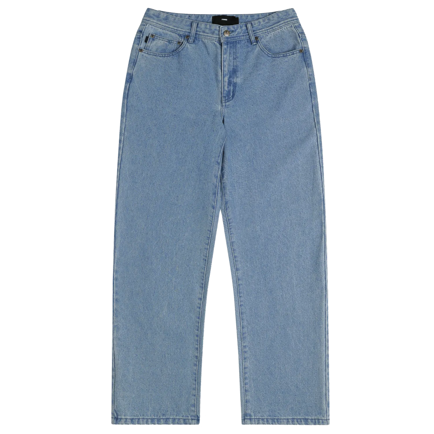 Former Merchandise Crux Denim Pant Washed Blue - ARROW & BEAST